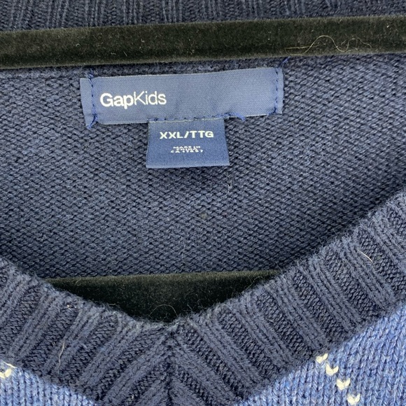 GAP KIDS Boys argyle sweater- XXL - Picture 3 of 3